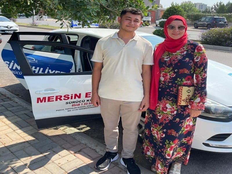 Ehliyetine kavuşan kursiyerimiz