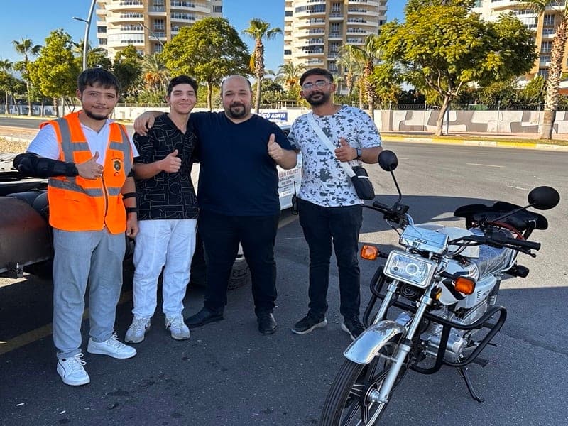 Motosiklet ehliyeti eğitim aracımız